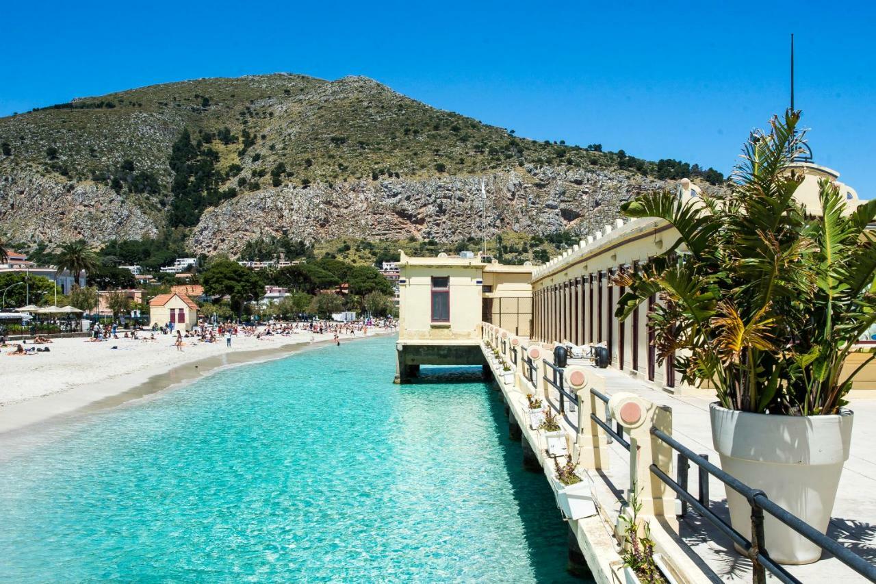פלרמו Casetta Vista Mare In Piazza A Mondello מראה חיצוני תמונה